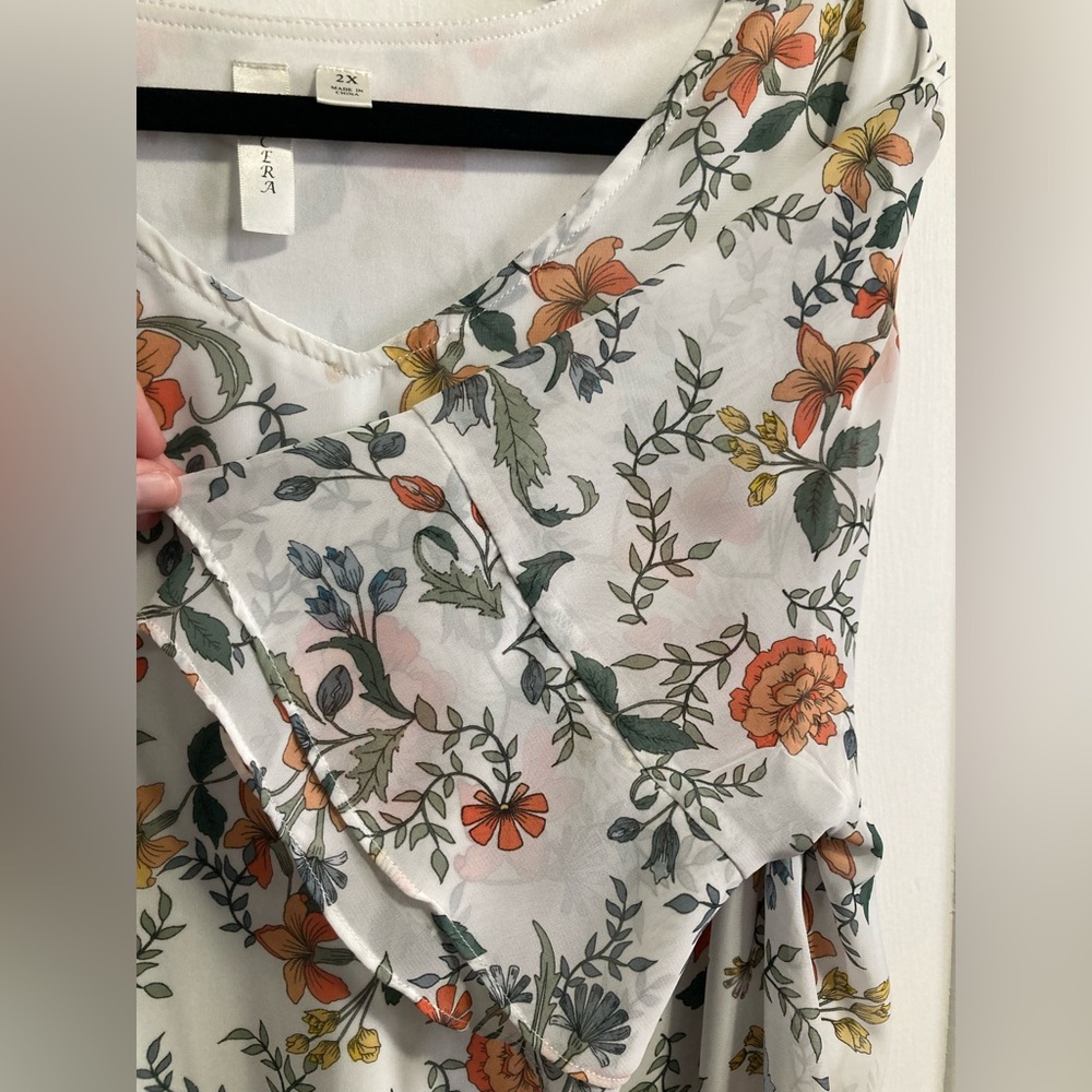 Tacera Dress 2X Flutter Sleeve - Picture 2 of 4